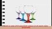 Klikel Carnival 10oz Assorted Colored Wine Glasses Set of 8 c1d03cee