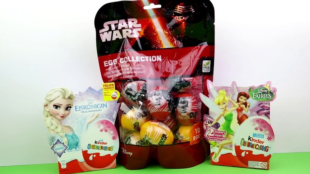 Kinder Surprise Eggs Zaini Chocolate Disney Frozen Opening Fun Disney Fairies Star Wars eiskonigin-mCoPpDvJvEI