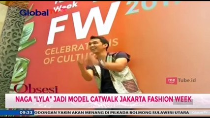 Naga Lyla Jadi Model Catwalk