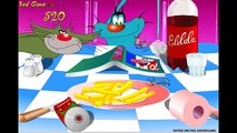 Oggy and the Cockroaches - Funny Children Game - Oggys Fries
