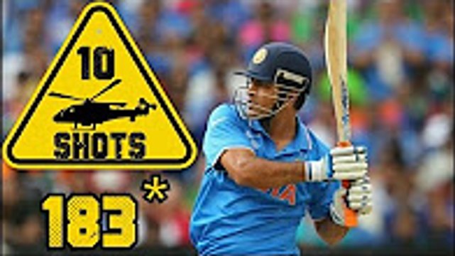 MS Dhoni 183 Runs of 145 Balls vs Sri Lanka 15 Fours & 10 Sixes