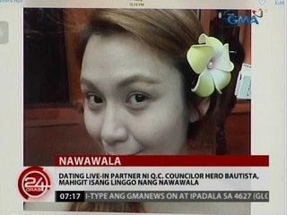 24 Oras: Dating live-in partner ni Hero Bautista, mahigit 1 linggo nang nawawala