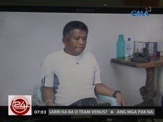 24 Oras: Video ng pagbibigay ng salaysay ni Matobato noong 2014, inilabas ng NBI