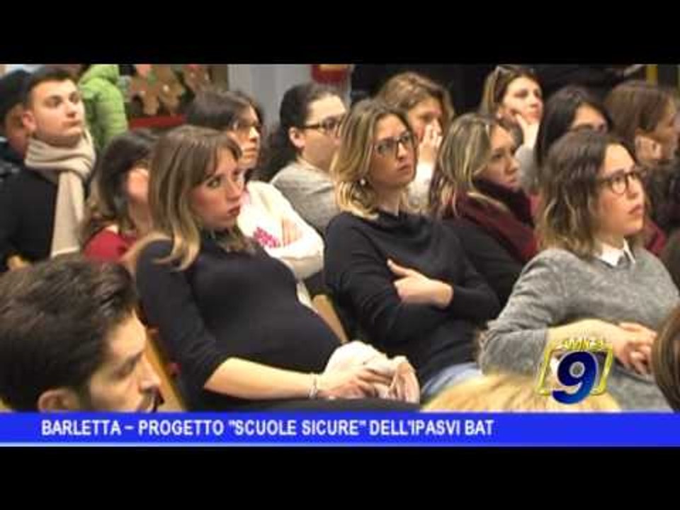 Barletta | Progetto "Scuole sicure" dell'Ipasvi Bat