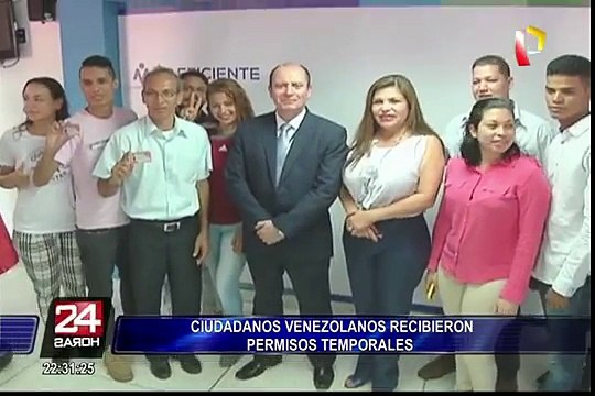 Ciudadanos venezolanos recibieron sus permisos temporales para trabajar en Perú