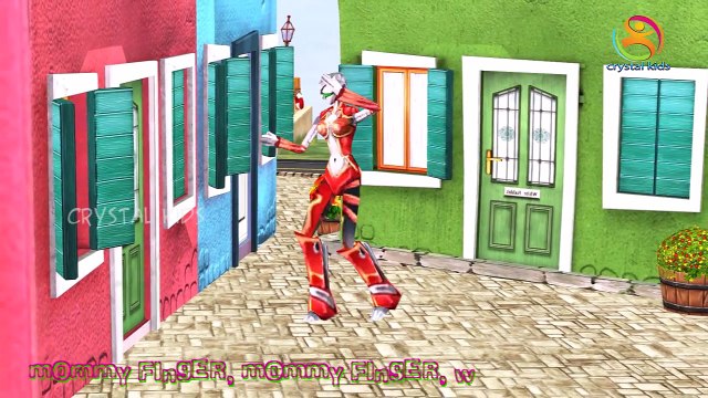 Робо палец семья nursery детей 3D стишки | английский Finger семья песни