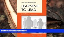 Read Online Learning to Lead: A Handbook for Postsecondary Administrators (ACE/Praeger Series on