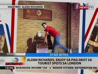 BT: Alden Richards, enjoy sa pag-iikot sa tourist spots sa London
