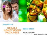 Kerala Honeymoon Packages-Munnar Resorts-Alleppey Houseboats
