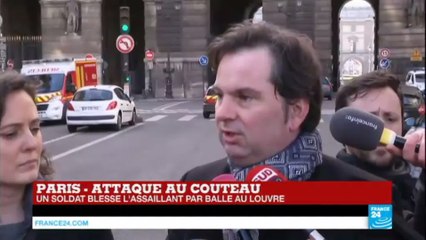 Attaque au couteau au Louvre : l'assaillant a crié "Allah Akbar"