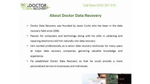 Data Recovery in Brisbane - Doctor Data Recovery