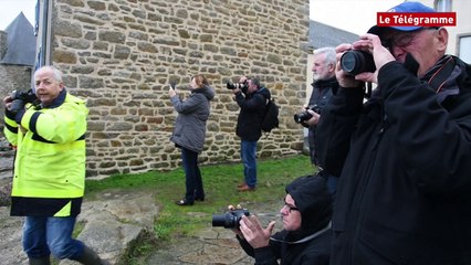 Tempête. A Lomener en Ploemeur, les photographes se régalent