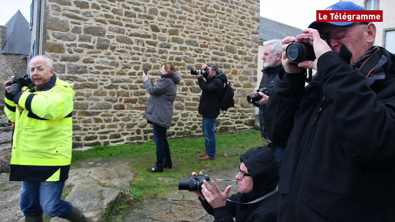 Tempête. A Lomener en Ploemeur, les photographes se régalent