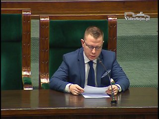 Poseł Krzysztof Kubów - Wystąpienie z dnia 26 stycznia 2017 roku.