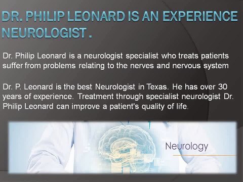 Neurological disorders Pseudo tumor Cerebri- Dr. Philip Leonard