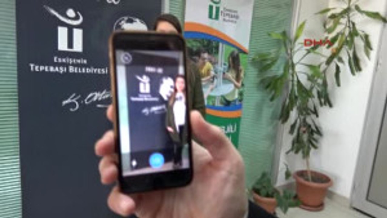 Eskişehir Atatürk'ün Üç Boyutlu Görüntüsü Ile Fotoğraf Çekimi