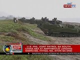 SONA: US-Phl Joint Patrol sa South China Sea at Amphibious Landing Exercise, ititigil na