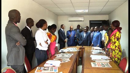 Communication: Le Ministre Bruno Nabagne visite la HACA et le CNP
