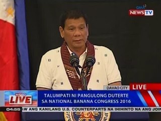QRT: Talumpati ni Pangulong Duterte sa National Banana Congress 2016