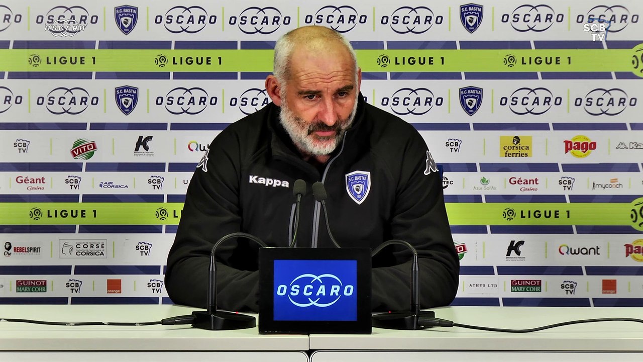 Montpellier-Bastia : Conf. d'avant-match de F. Ciccolini