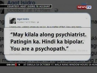 Facebook post ni Agot Isidro laban kay Pangulong Duterte, umani ng mainit na usapin sa social media