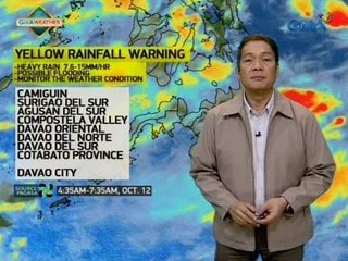 UB: Weather update as of 5:59 a.m. (Oct. 12, 2016)