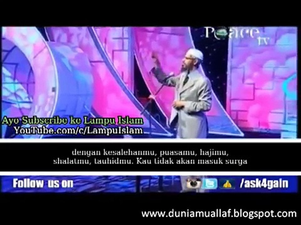 [32] Mengacaukan Pikiran ! CARA MISSIONARIS KRISTEN MURTADKAN UMAT ISLAM.. Waspadalah ! - DR. ZAKIR NAIK