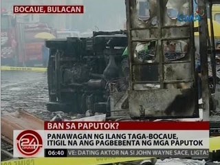 24 Oras: Panawagan ng ilang taga-Bocaue, itigil na ang pagbebenta ng mga paputok