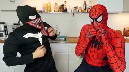 Spiderman Pikachu vs Venom Super Heroes in Real Life