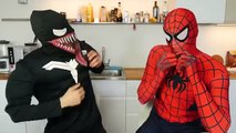 Spiderman Pikachu vs Venom Super Heroes in Real Life