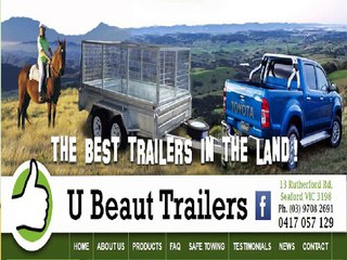 TOW VEHICLE- U Beat Trailers in Melbourne, Australia