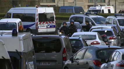 'Machete-wielding man' shot outside Louvre in Paris