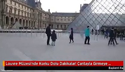 Louvre Müzesi'nde Korku Dolu Dakikalar! Çantayla Girmeye Çalışan Kişi Vuruldu