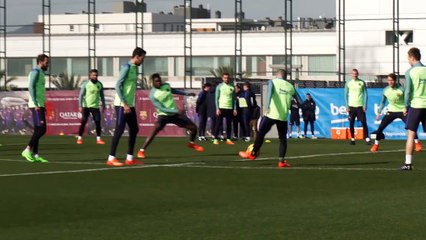 Barcelone - Digne et Umtiti prennent cher à l'entrainement