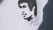 How to Draw Bruce Lee for tattooing, Como dibujar a Bruce Lee tribal para tatuaje