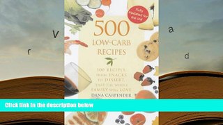 PDF [DOWNLOAD] 500 Low-carb Recipes TRIAL EBOOK