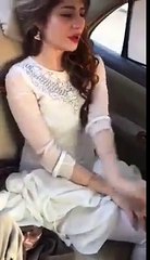 Kashmiri Girl Dancing In Car Very Hot..