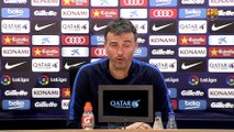 Luis Enrique: “Me parece muy bien que Ronaldinho sea embajador del club”