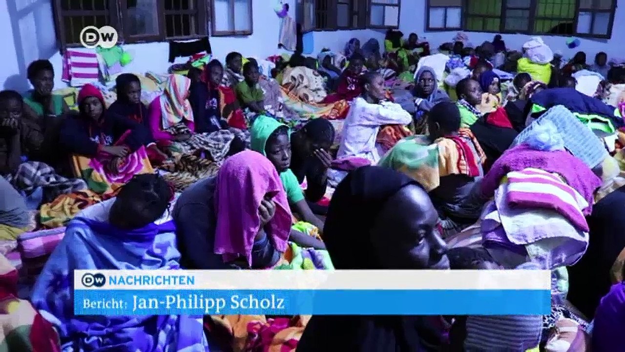 Elend in Libyens Gefangenenlagern | DW Nachrichten