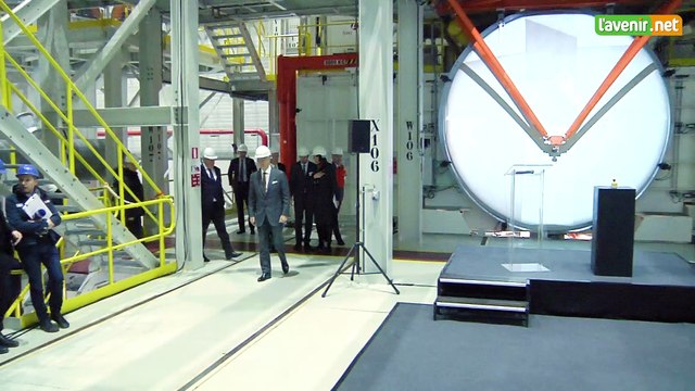 L'avenir - ArcelorMittal à Flémalle : le roi Philippe inaugure une nouvelle ligne d'acier