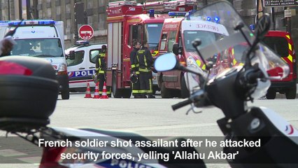 Witnesses tell of panic after Paris Louvre attack