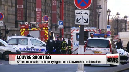 :  Louvre knife attack: Soldier shoots armed man in Paris