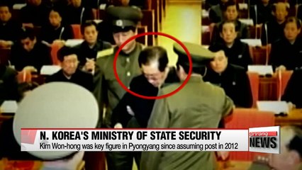 Kim Won-hong, head of North Korean spy agency, sacked last month