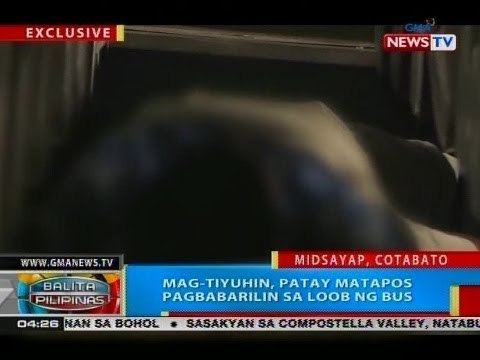 BP: Mag-tiyuhin, patay matapos pagbabarilin sa loob ng bus