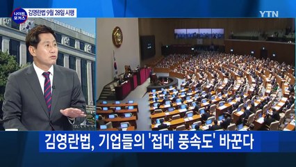 김영란법, 한도 '3만·5만·10만 원' 적당한가? / YTN (Yes! Top News)