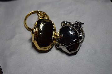 Daft Punk Alive 2007 Japan Keychain Set