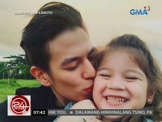 24 Oras: Jake Ejercito, inalay ang award sa anak ni Andi Eigenmann na si Ellie