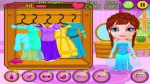 Baby Barbie Princess Costumes - Elsa Anna Rapunzel Snow White Ariel Jasmine Dress Up Game