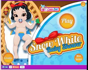 Kids video games - Snow White Baby Shower - Girl Games