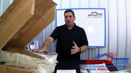 SuperPerf Radiant Barrier - Effect Of Dust On Top?  By AtticFoil.com
